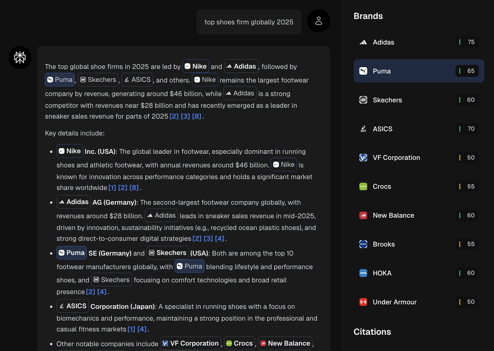Perplexity Brand Mention Tracking Dashboard